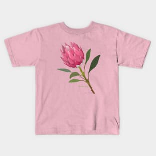 Australian Pink Protea Kids T-Shirt